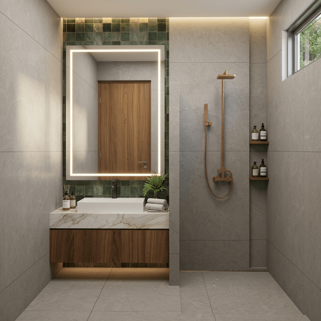 Villa Type F bathroom